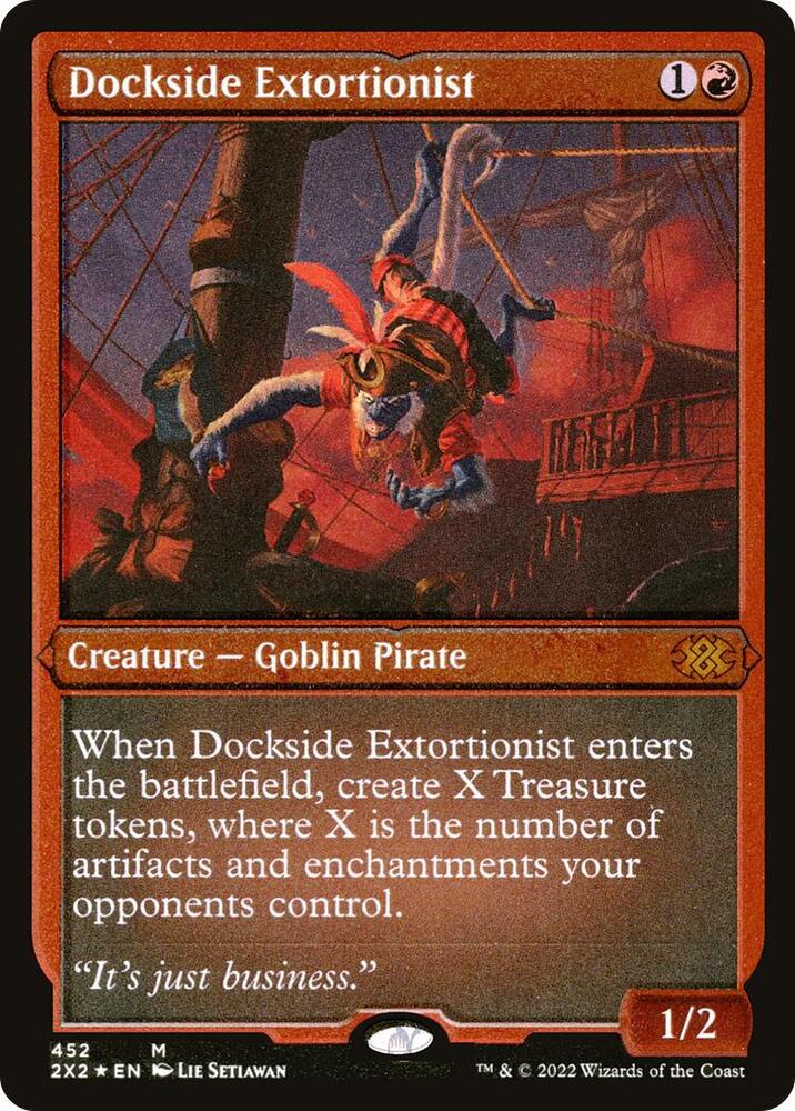 Dockside Extortionist Foil Etched 452 (Double Masters 2022)  - Foil