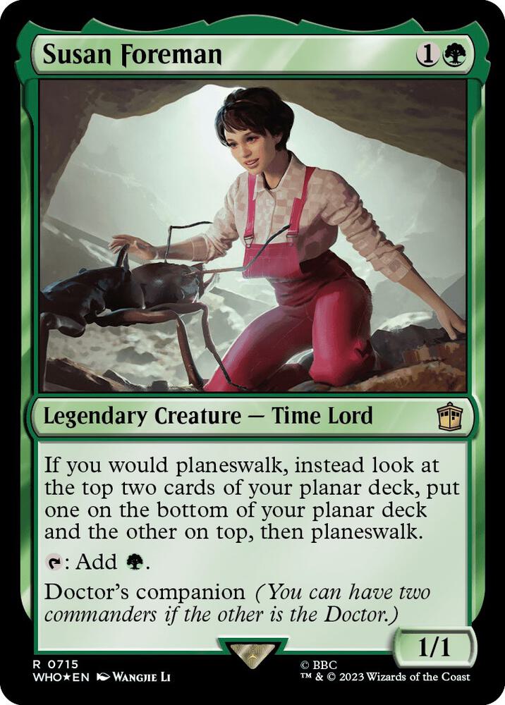 Susan Foreman Surge Foil (Universes Beyond: Doctor Who)  - Foil
