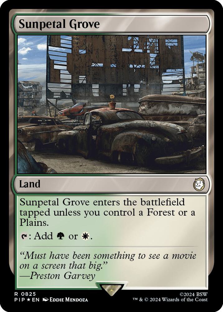 Sunpetal Grove Surge Foil (Universes Beyond: Fallout)  - Foil