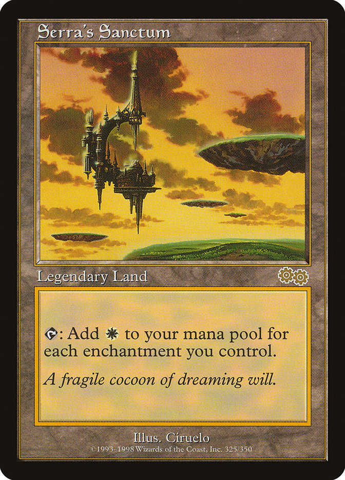 Serra's Sanctum 325 (Urza's Saga) 