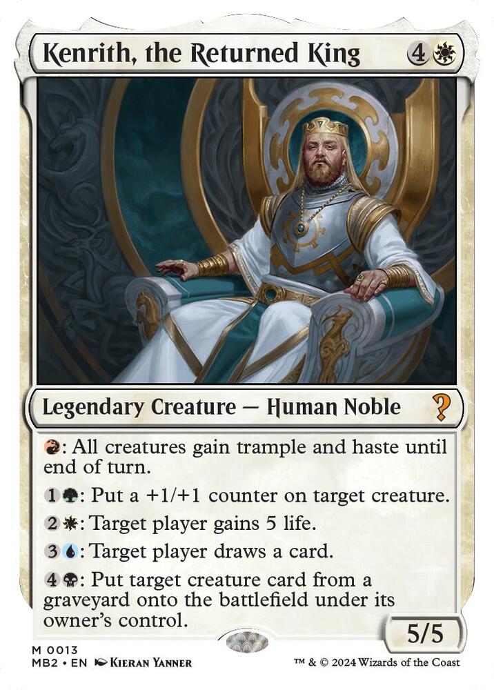 Kenrith, the Returned King 13 (Mystery Booster 2) 