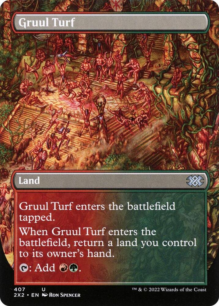 Gruul Turf Borderless (Double Masters 2022) 