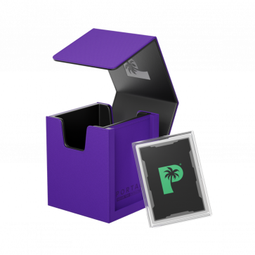 Palms Off Gaming - Portal Deck Box - Nexus 100+ Purple
