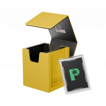 Palms Off Gaming - Portal Deck Box - Nexus 100+ Yellow