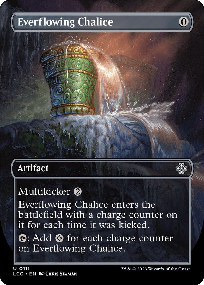 Everflowing Chalice Borderless (Commander: The Lost Caverns of Ixalan)  - Foil