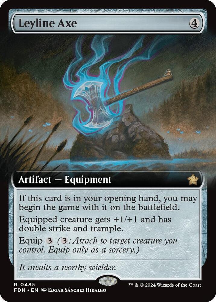 Leyline Axe Extended Art (Foundations) 