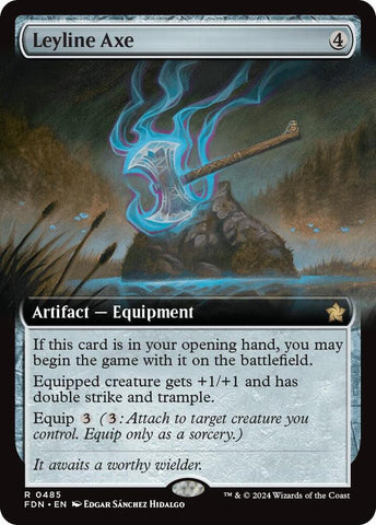 Leyline Axe Extended Art (Foundations) 