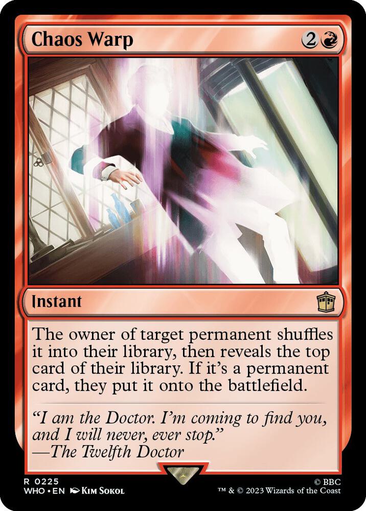 Chaos Warp 225/331 (Universes Beyond: Doctor Who) 