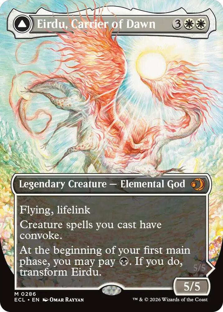 Eirdu Carrier of Dawn Borderless (Lorwyn Eclipsed) 
