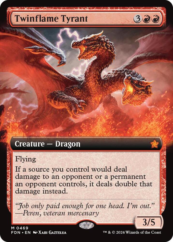 Twinflame Tyrant Extended Art (Foundations) 