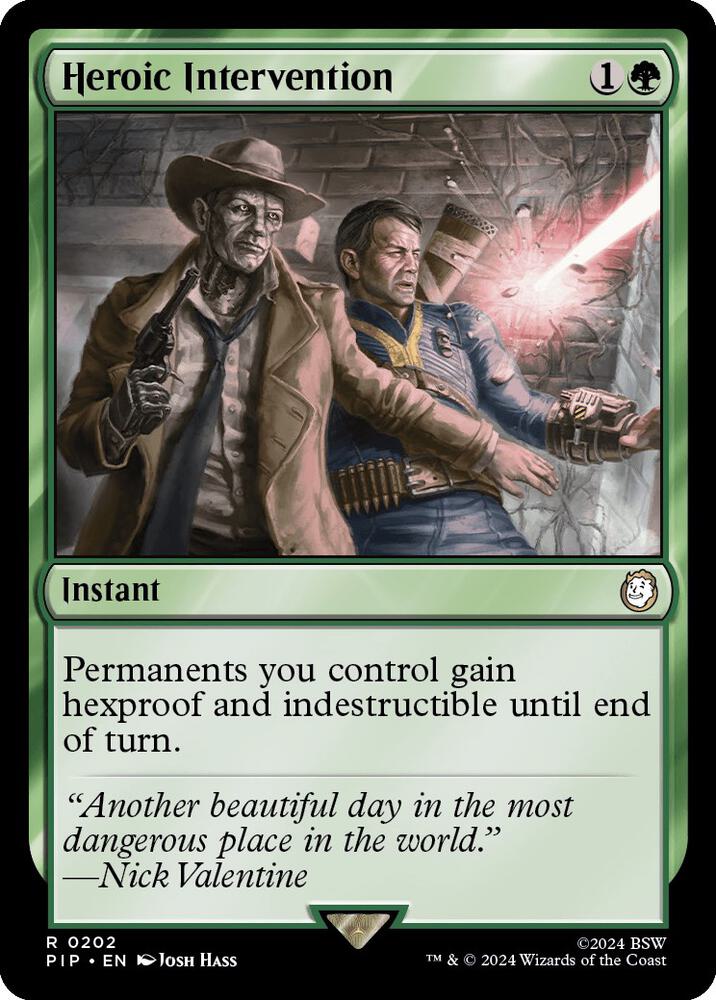 Heroic Intervention 202 (Universes Beyond: Fallout) 