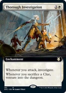 Thorough Investigation Extended Art (Commander: Adventures in the Forgotten Realms) 