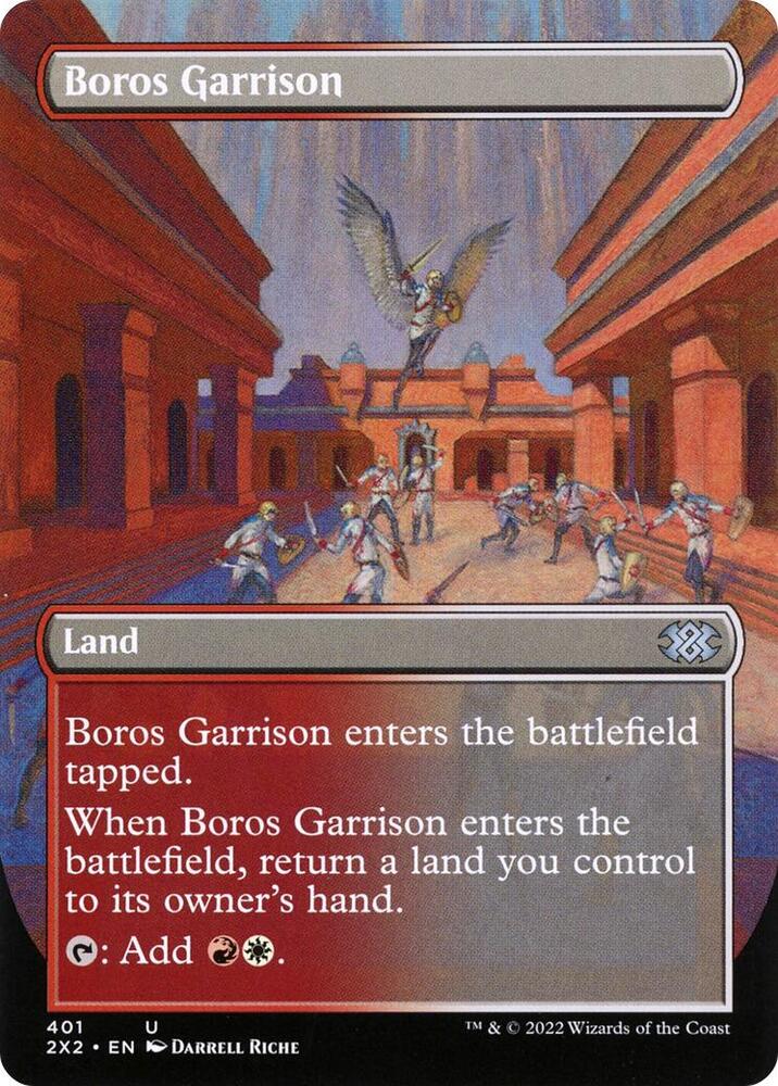 Boros Garrison Borderless (Double Masters 2022)  - Foil