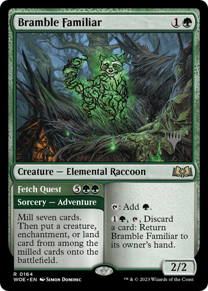 Bramble Familiar (Promo Pack: Wilds of Eldraine) 