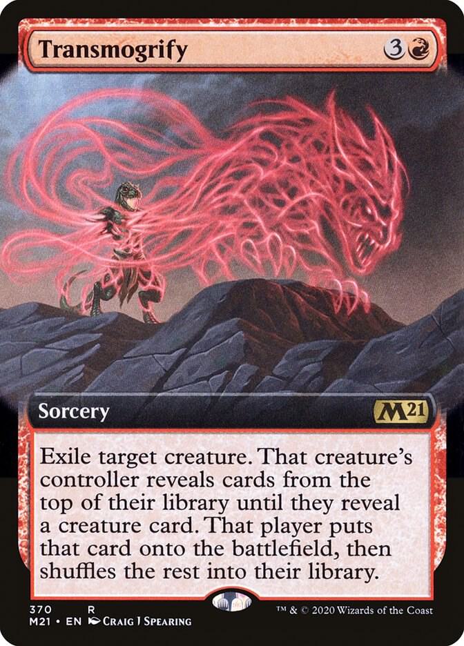 Transmogrify 370 (Core Set 2021)  - Extended Art Foil
