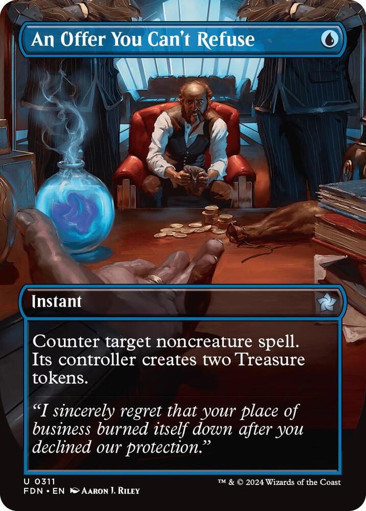 An Offer You Cant Refuse Borderless (Foundations)  - Foil