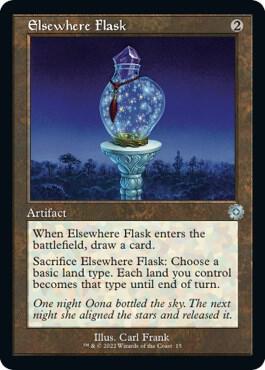 Elsewhere Flask 15/63 (The Brothers' War: Retro Frame Artifacts)  - Foil