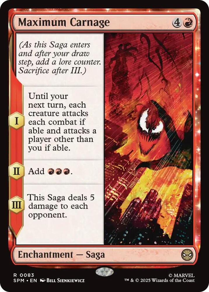 Maximum Carnage (Marvel's Spider-Man)  - Foil