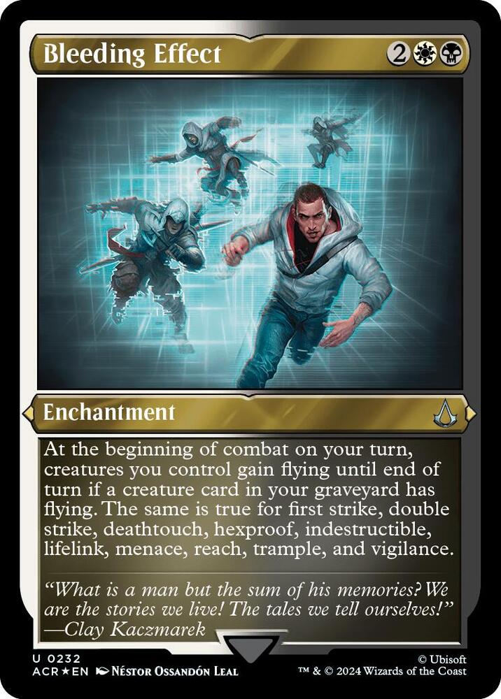 Bleeding Effect 232 (Universes Beyond: Assassin's Creed)  - Etched Foil