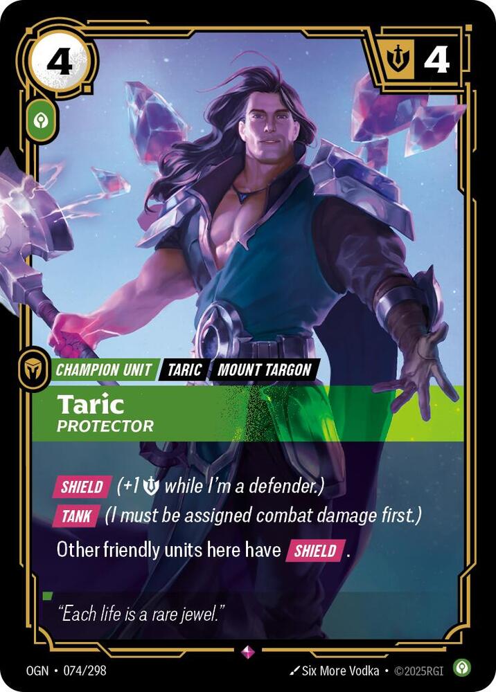 Taric Protector (Origins)  - Foil