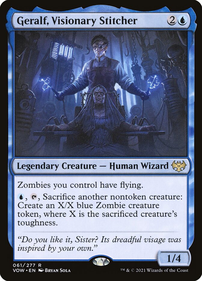 Geralf, Visionary Stitcher (Innistrad: Crimson Vow) 