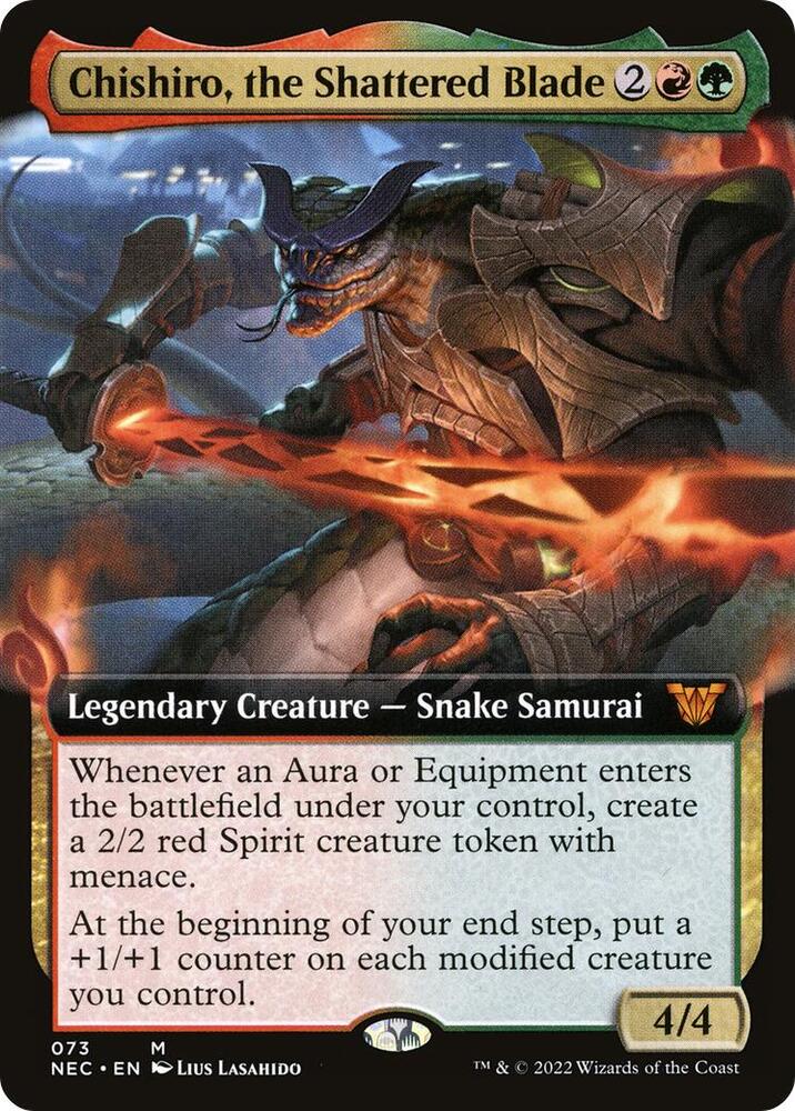 Chishiro the Shattered Blade Extended Art (Commander: Kamigawa: Neon Dynasty) 
