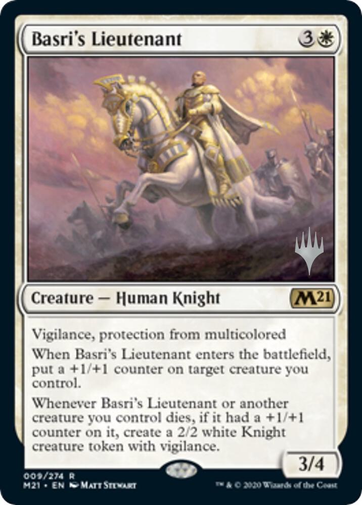 Basris Lieutenant (Promo Pack: Core Set 2021)  - Foil