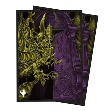 Ultra Pro: Duskmourn 100ct Sleeves Alt Art Key Character Mythic 4 for Magic: The Gathering
