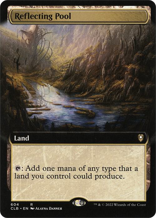 Reflecting Pool Extended Art (Commander Legends: Battle for Baldur's Gate) 