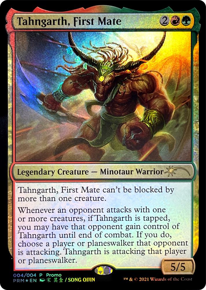 Tahngarth, First Mate 4 (Unique and Miscellaneous Promos)  - Foil