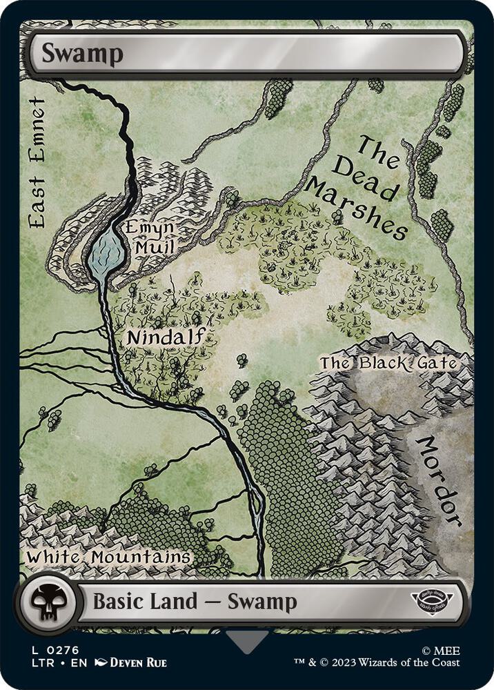Swamp 0276 (Universes Beyond: The Lord of the Rings: Tales of Middle-earth)  - Foil