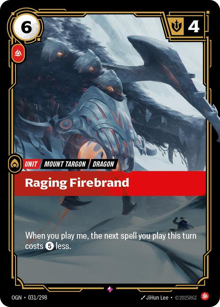 Raging Firebrand (Origins)  - Foil