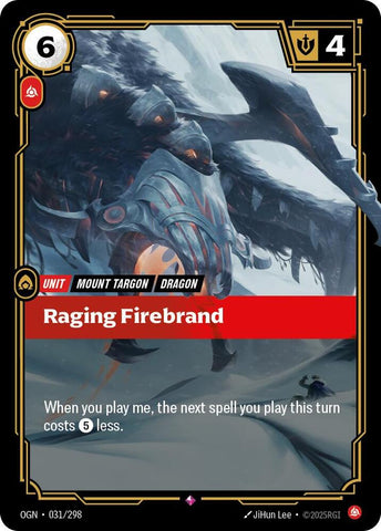 Raging Firebrand (Origins)  - Foil