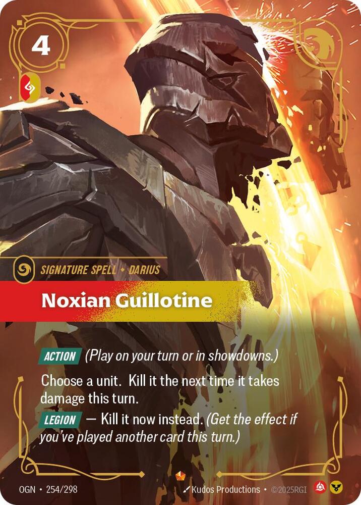 Noxian Guillotine (Origins)  - Foil