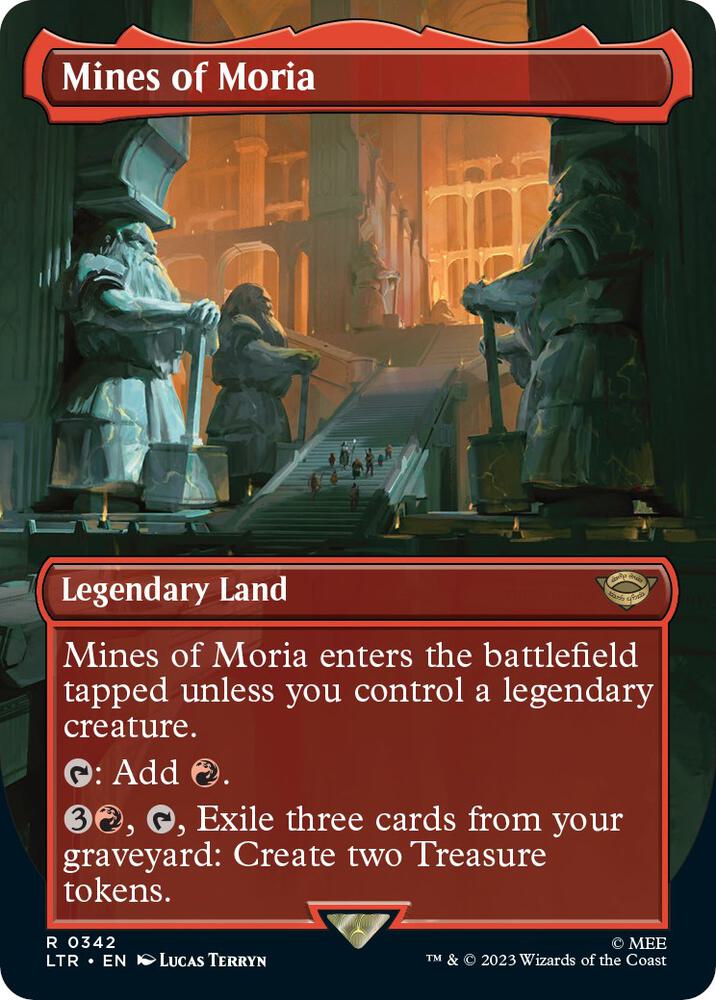 Mines of Moria Borderless (Universes Beyond: The Lord of the Rings: Tales of Middle-earth) 