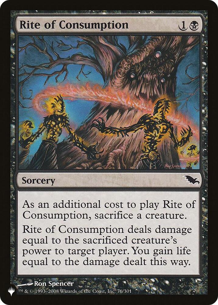 Rite of Consumption (The List Reprints) 