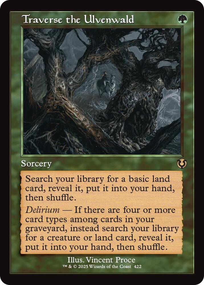 Traverse the Ulvenwald 422 (Innistrad Remastered)  - Retro Foil