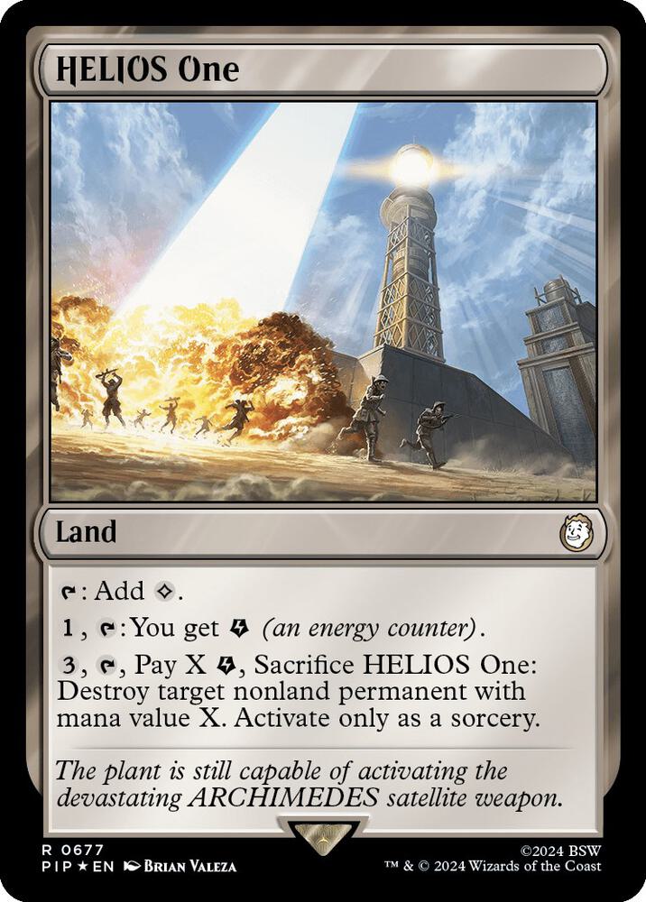 HELIOS One Surge Foil (Universes Beyond: Fallout)  - Foil