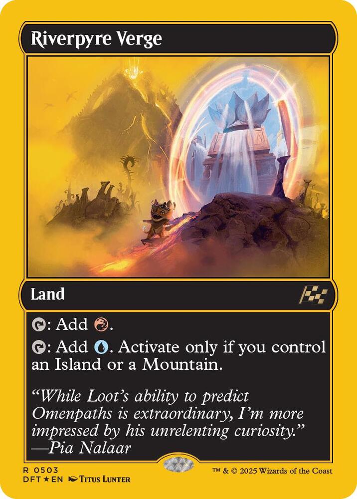 Riverpyre Verge First Place Foil (Aetherdrift)  - Foil
