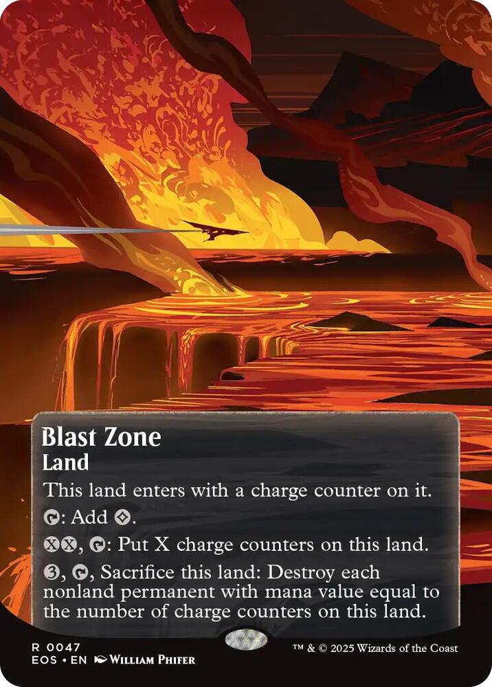 Blast Zone 0047 Borderless (Edge of Eternities: Stellar Sights) 