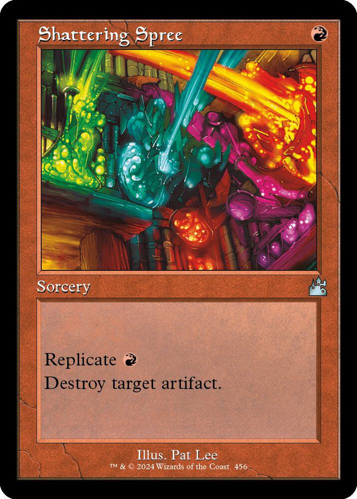 Shattering Spree Retro Frame (Ravnica Remastered) 