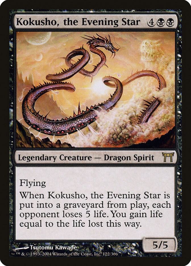 Kokusho the Evening Star 122 (Champions of Kamigawa) 
