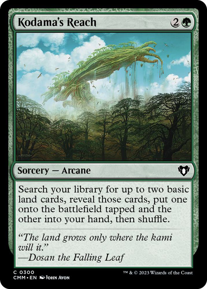Kodamas Reach (Commander Masters)  - Foil