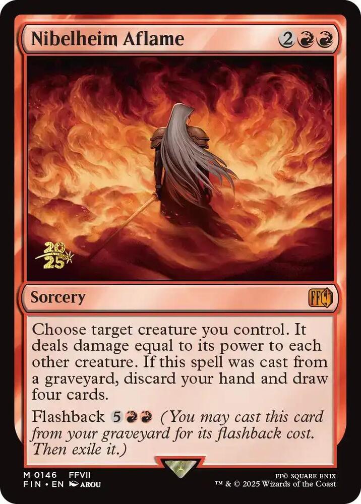 Nibelheim Aflame (Prerelease Cards)  - Foil