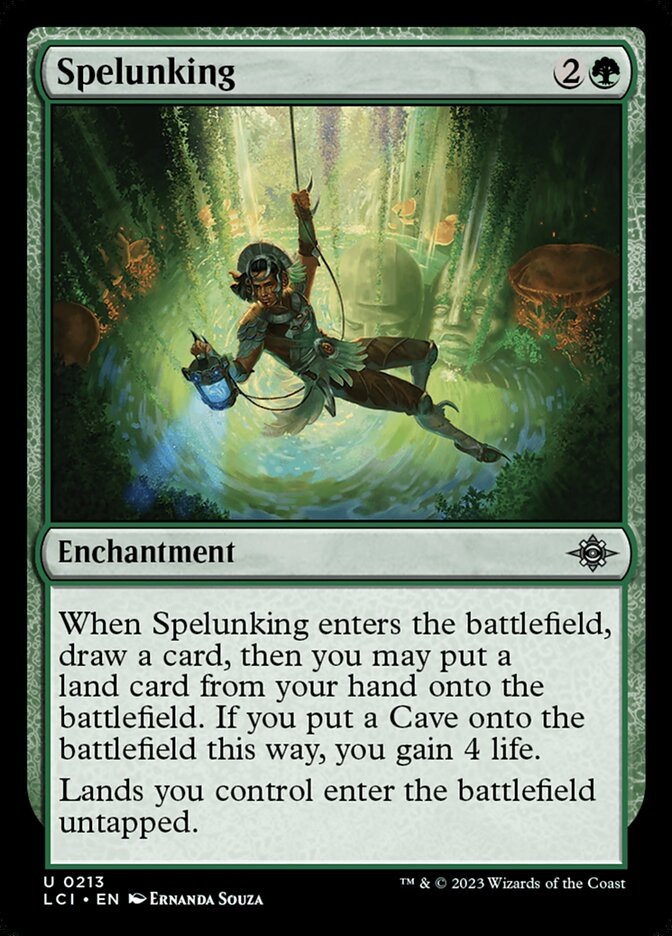 Spelunking (The Lost Caverns of Ixalan)  - Foil