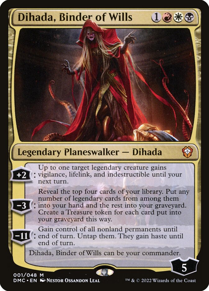 Dihada, Binder of Wills (Commander: Dominaria United) 