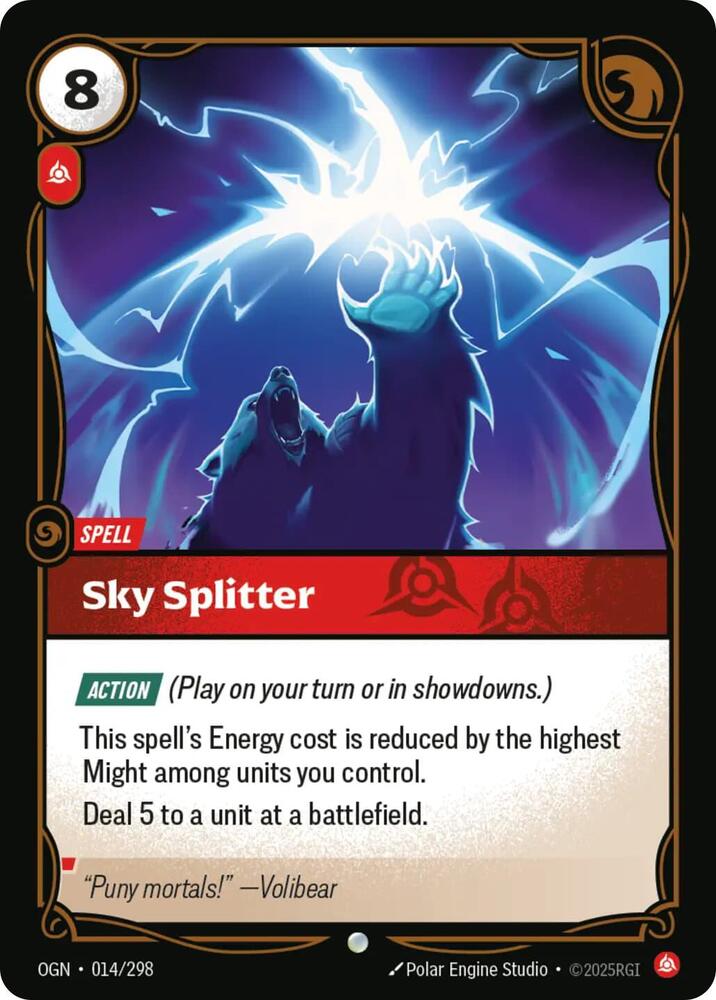 Sky Splitter (Origins)  - Foil