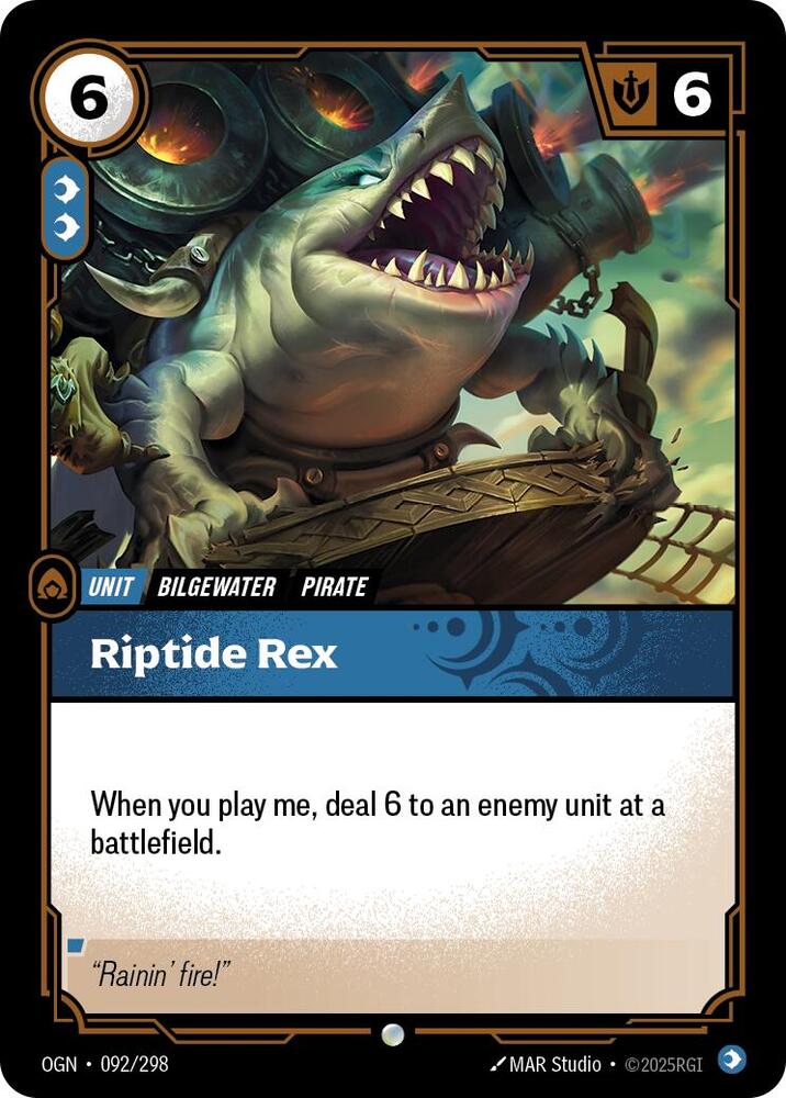 Riptide Rex (Origins)  - Foil