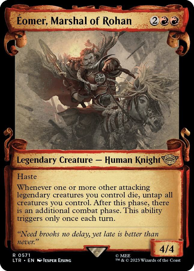 Eomer Marshal of Rohan Showcase Scrolls (Universes Beyond: The Lord of the Rings: Tales of Middle-earth) 