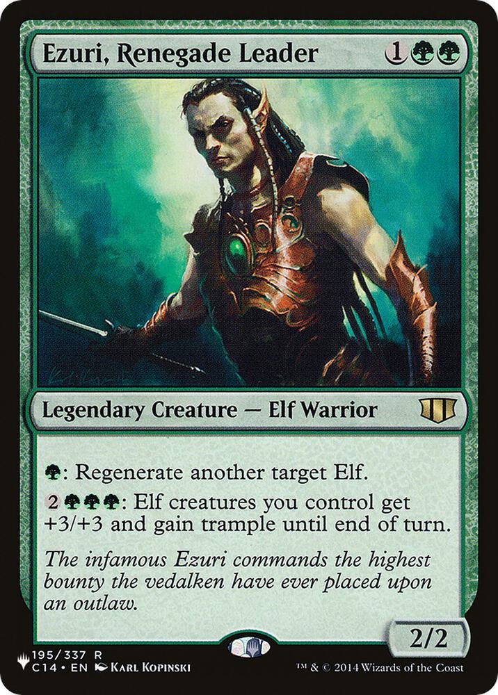 Ezuri Renegade Leader (The List Reprints) 